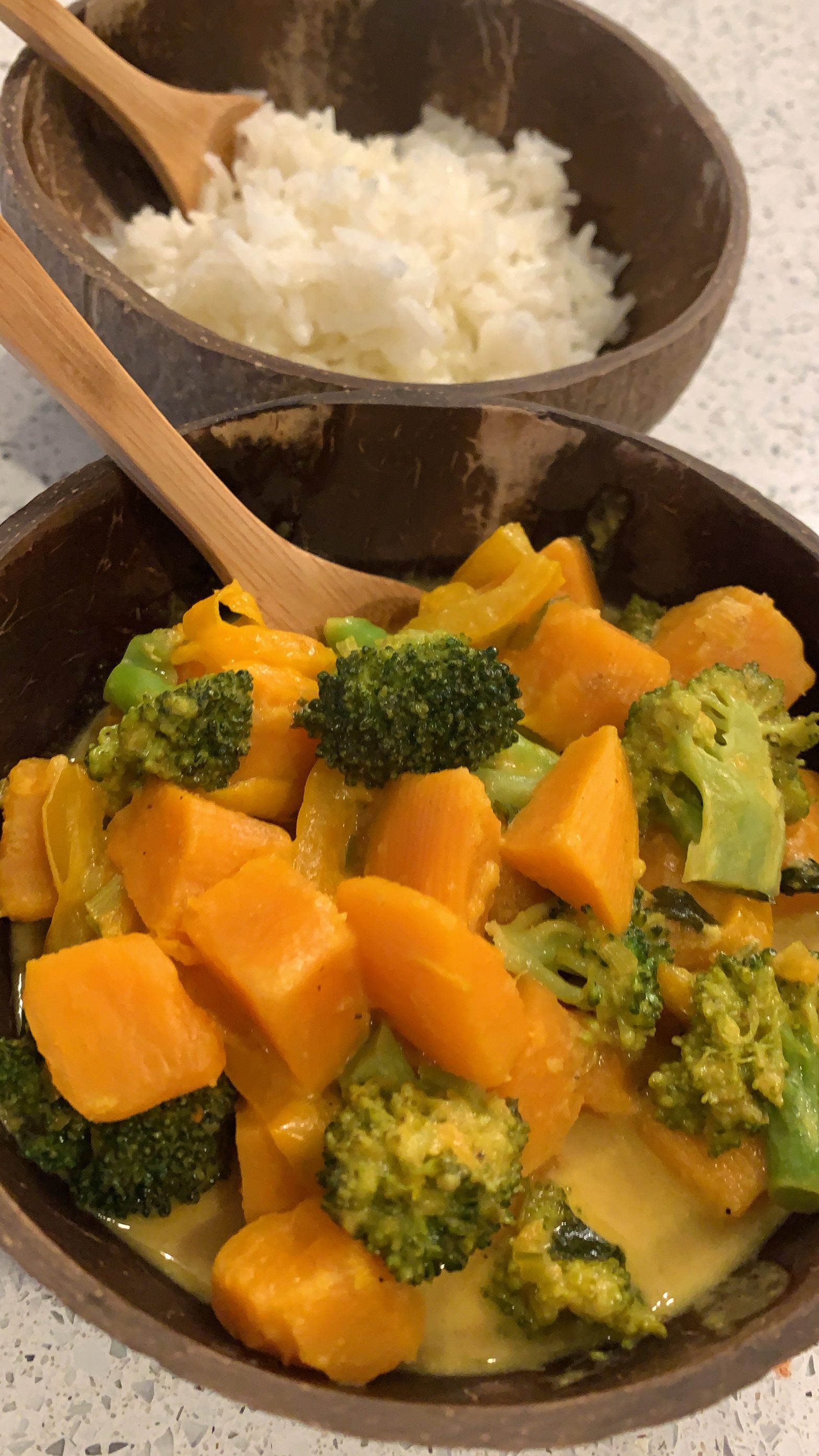 Coconut Sweet Potato Curry  For Instant Pot